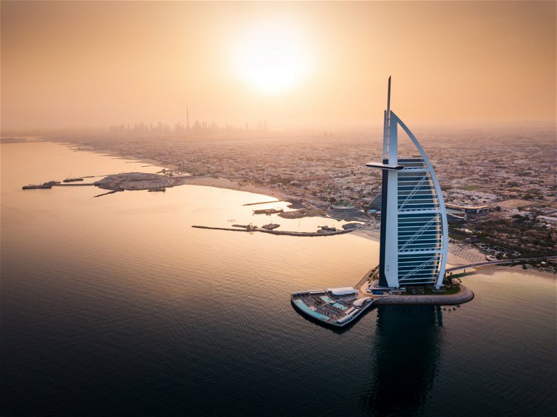 Das »Burj Al Arab« in Dubai ist das Instagram-tauglichste Hotel der Welt.