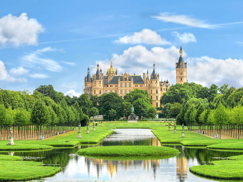   Castle of Schwerin in Germany.