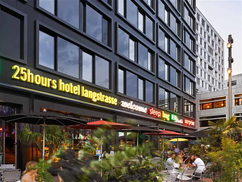 Das «25hours Hotel» an der Zürcher Langstrasse.
