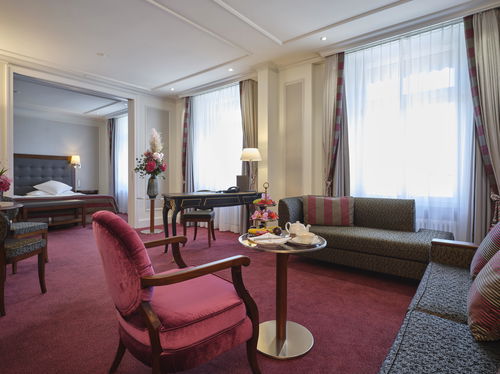 Eines der luxuriösen Zimmer des neuen Fünf-Sterne-Hotels.