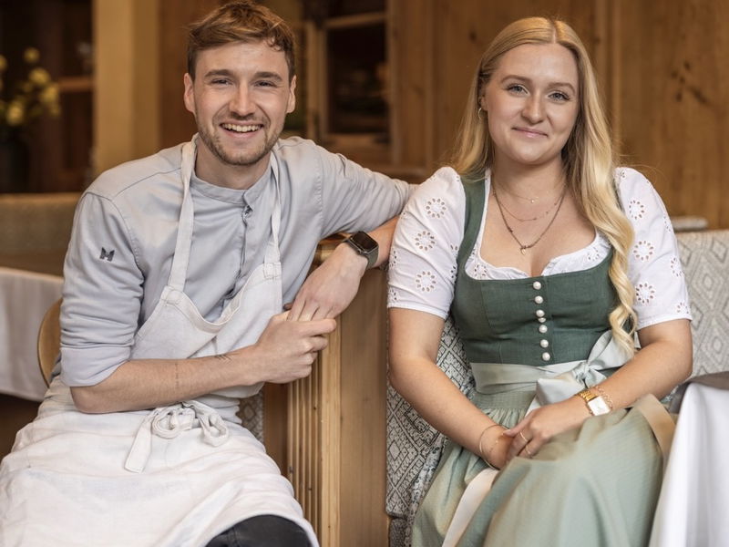 Dominik Edlinger und seine Schwester Viktoria.