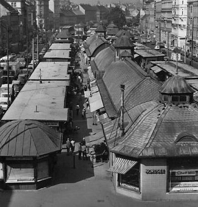 Der Naschmarkt, aufgenommen am 20.6.1973 