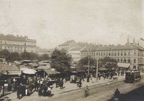 Der Viktor-Adler-Markt um 1935