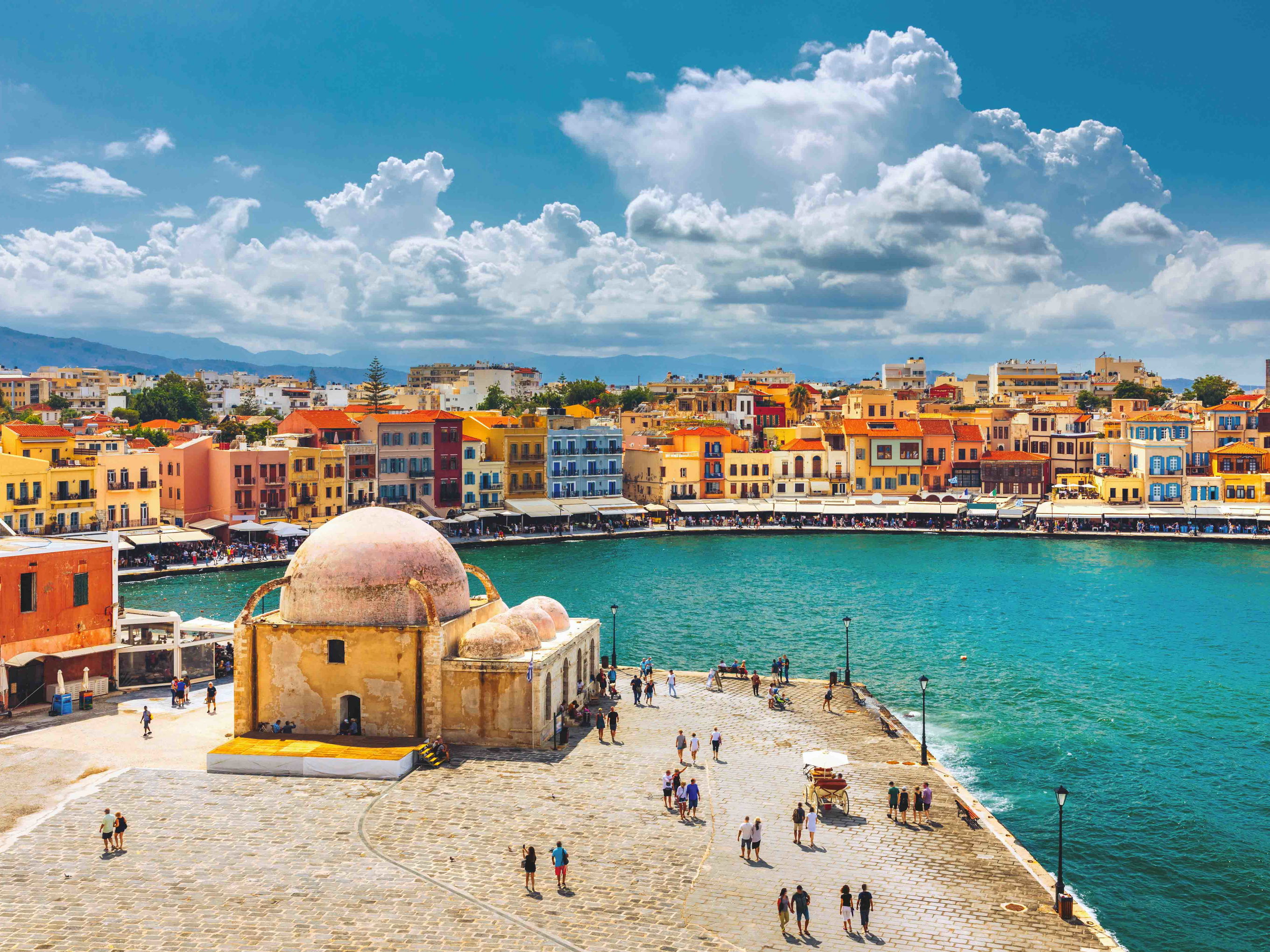 Die venezianisch geprägte Altstadt von Chania an der Nordküste der Insel ist eines der Highlights.