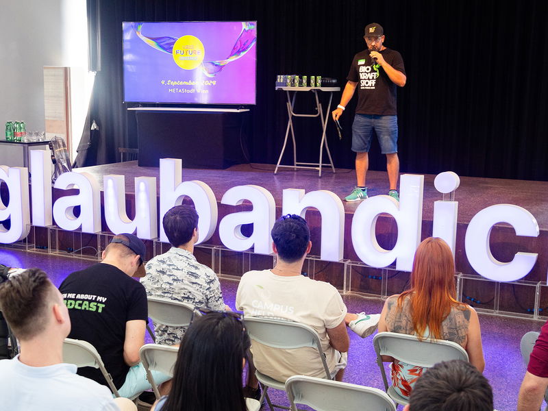 Sieben Startups, sieben Pitches: die Liquid Future Conference brachte Jungunternehmer, Expertung und Händler zusammen.