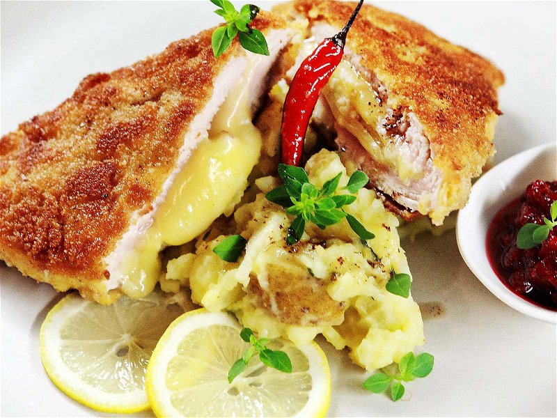 Chicken Fillets with Apple Stuffing