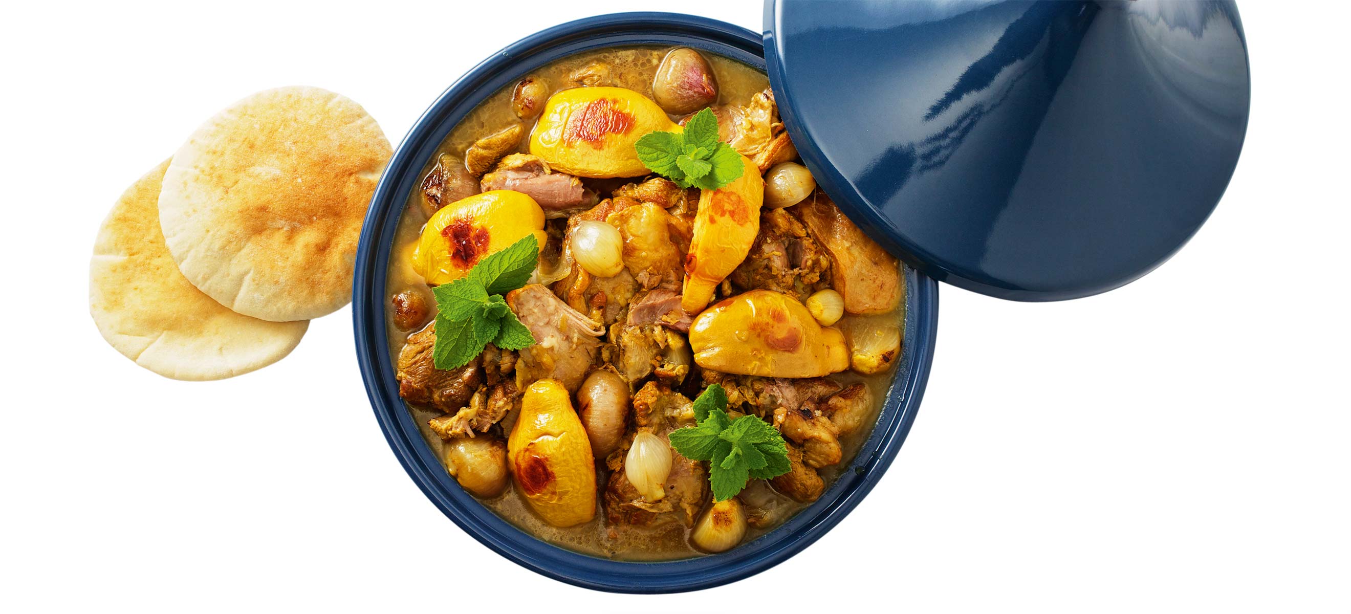 Tajine Bil Sfargal - Lamm-Tajine mit ­karamellisierten Schalotten und ...