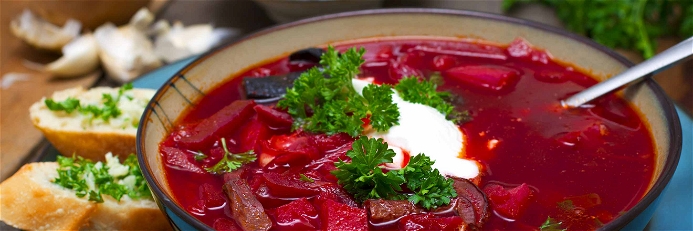 The Ukrainian borscht: a cultural asset worthy of protection.