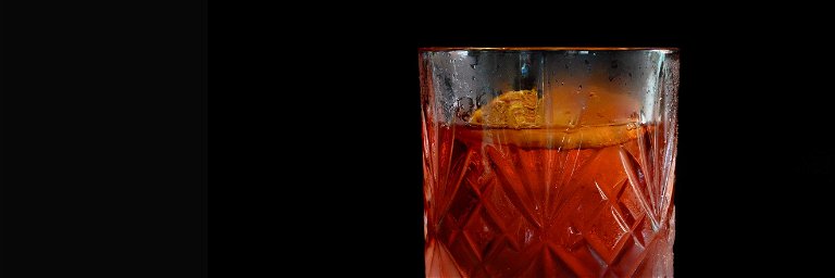 Tea-infused gin is used is this Negroni.
