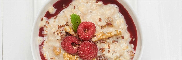 Raspberry Power Porridge