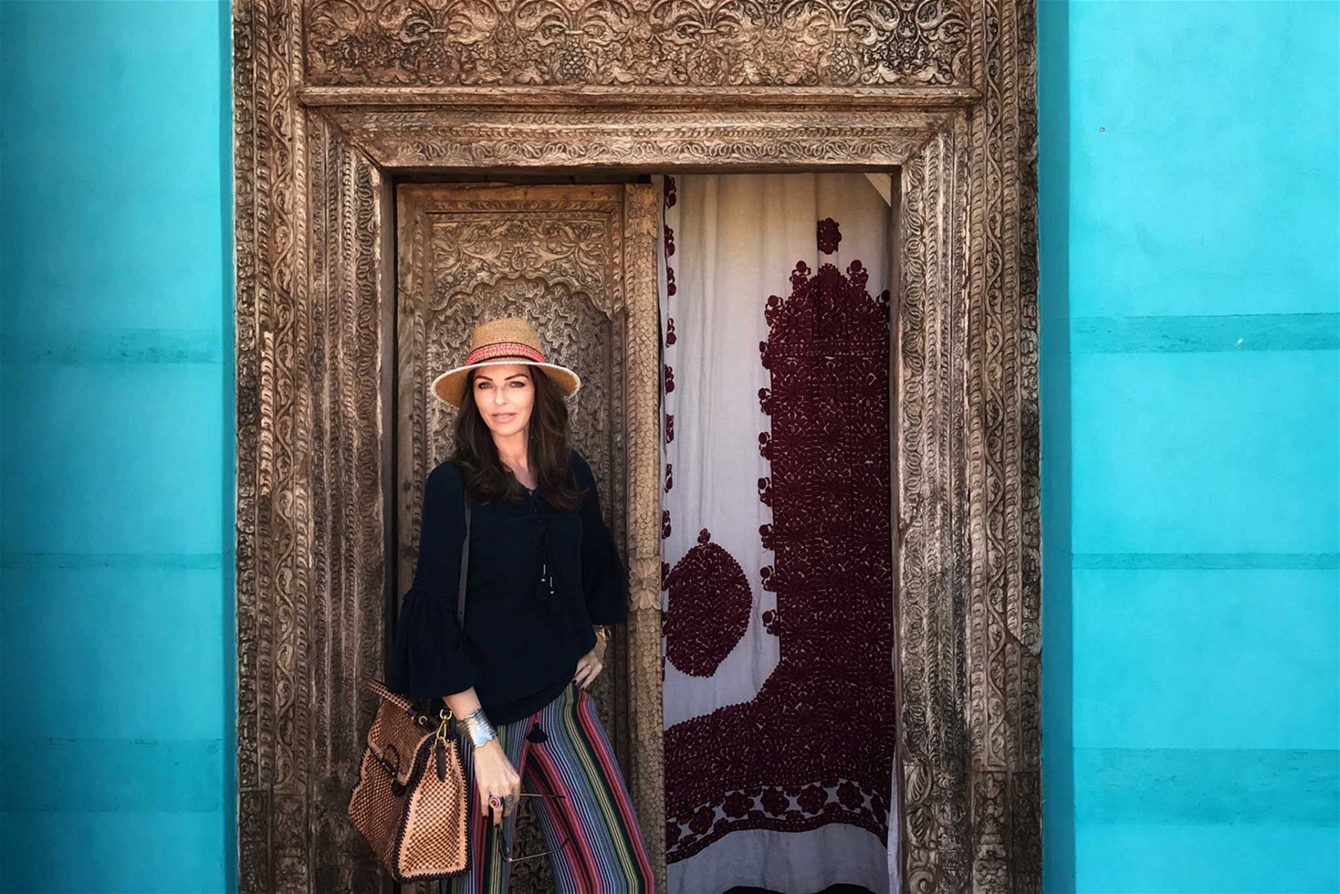 Angelika Rosam unterwegs in der Medina, der Altstadt von Marrakesch. 