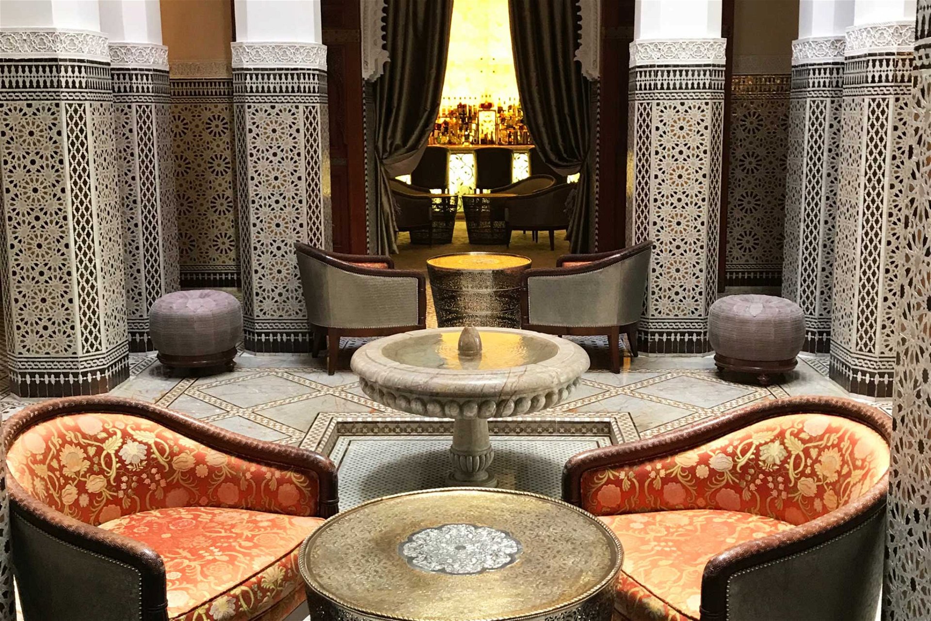 Das imposante Interior des »Royal Mansour« Hotels ist wahrlich eines Königs würdig. 