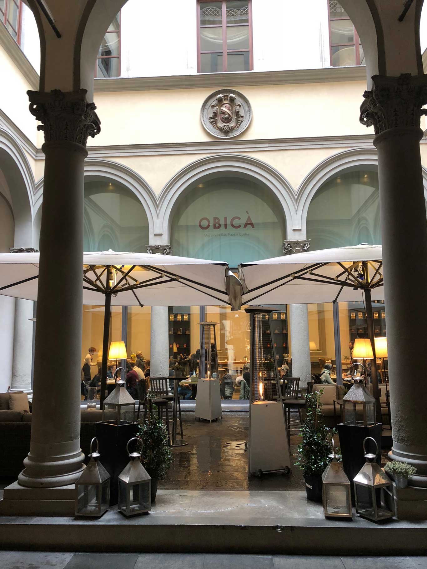 Das Restaurant »Obicà« rühmt sich, den frischesten und besten Mozzarella di Bufala in ganz Florenz zu kredenzen. 