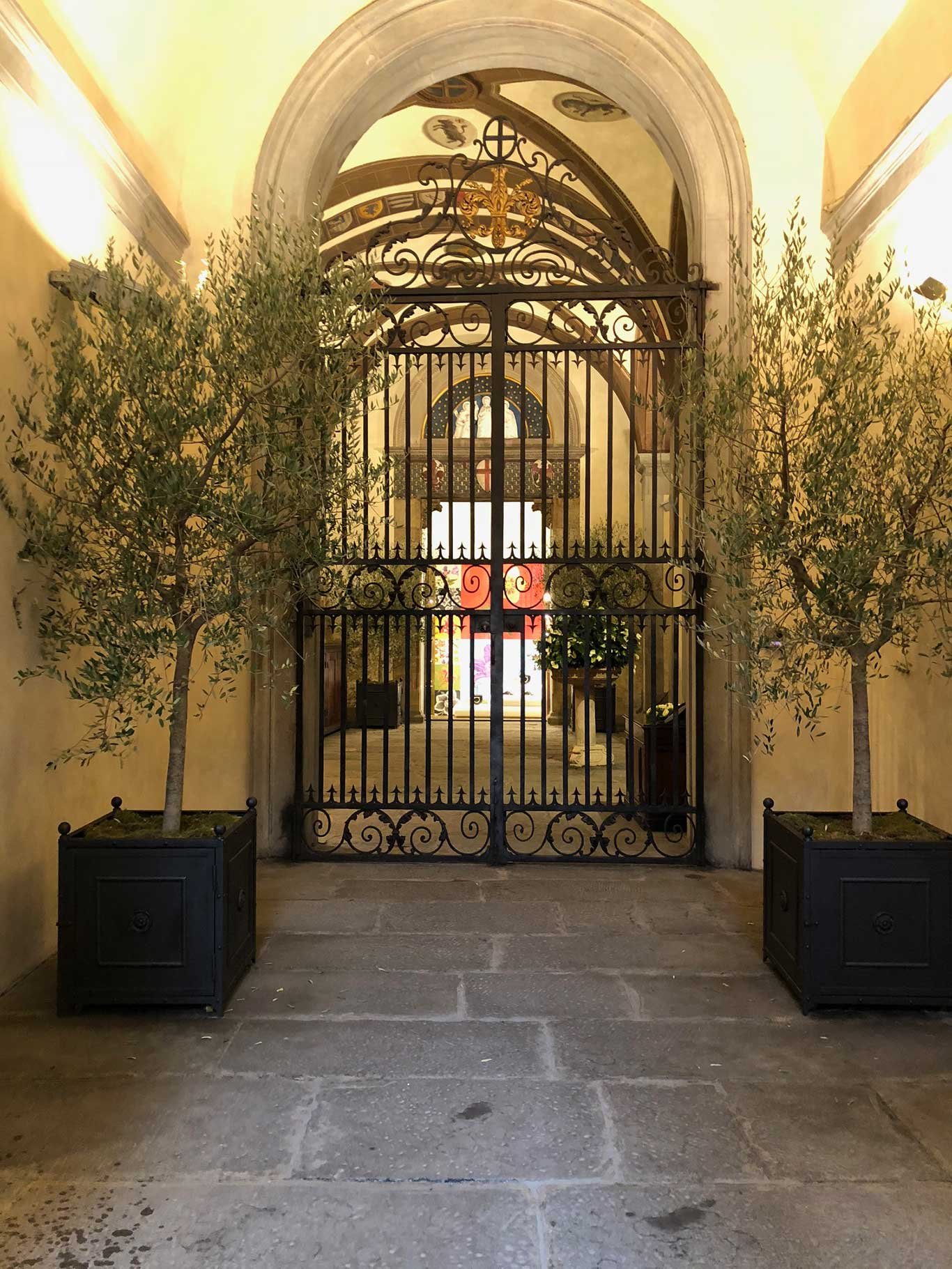 Der Weg zum »Salvatore Ferragamo Museum« führt durch einen typisch italienischen Innen-Hof. 
