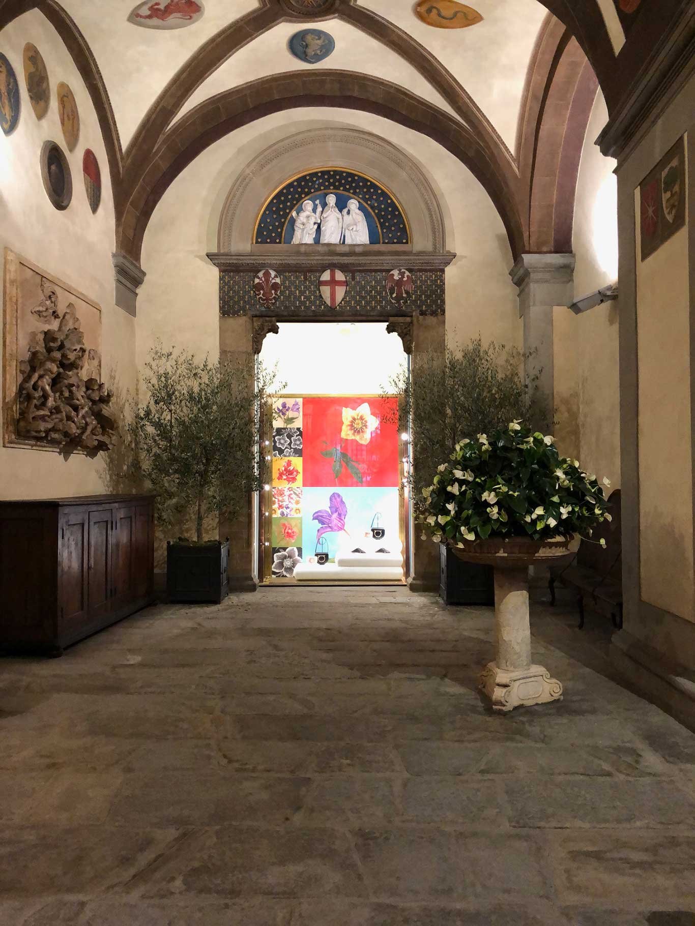 Der etwas versteckte Eingang zum »Salvatore Ferragamo Museum«. 