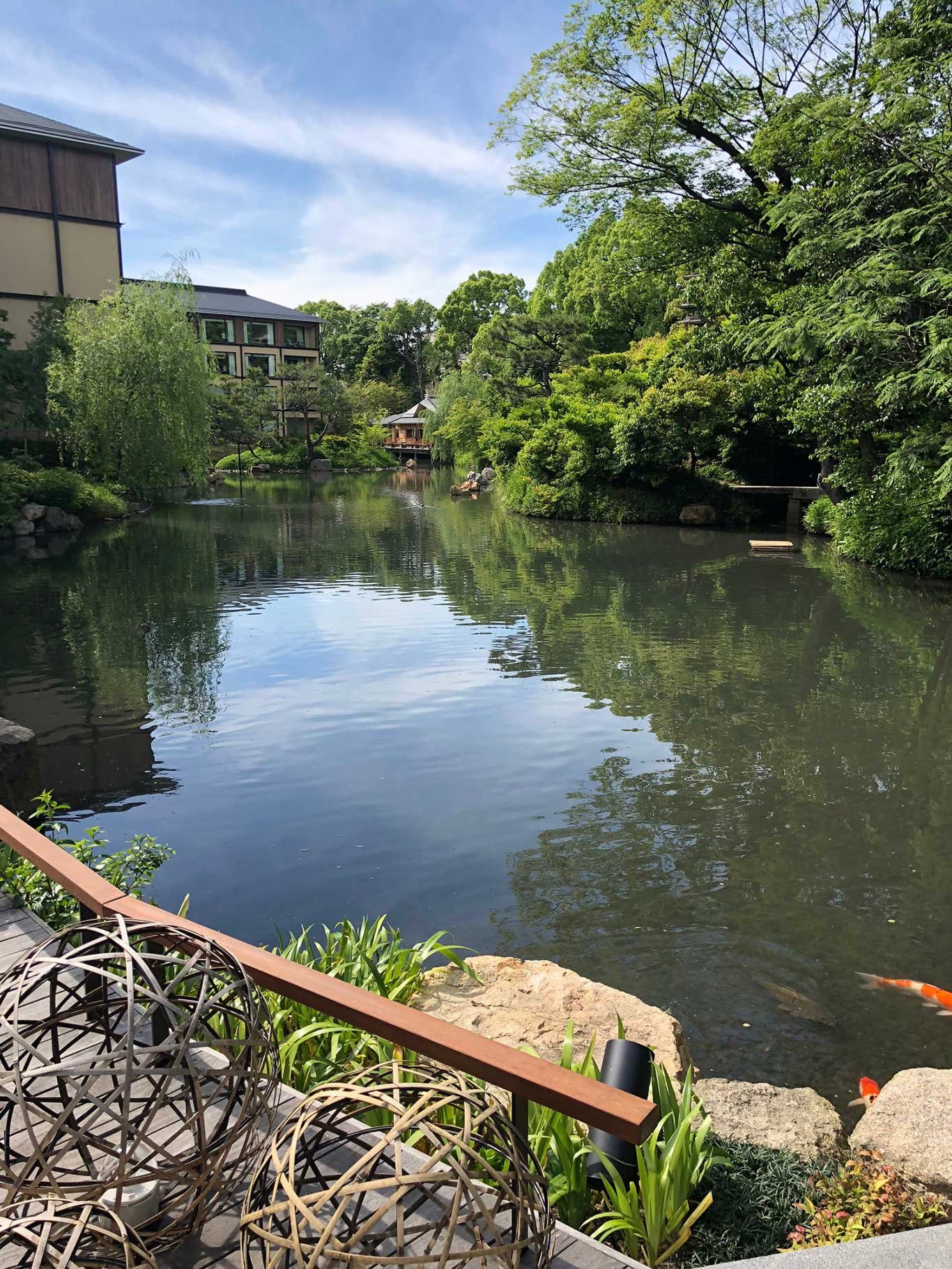 Der Hotelgarten des »Four Season« in Kyoto ist ein perfekter Rückzugsort. 