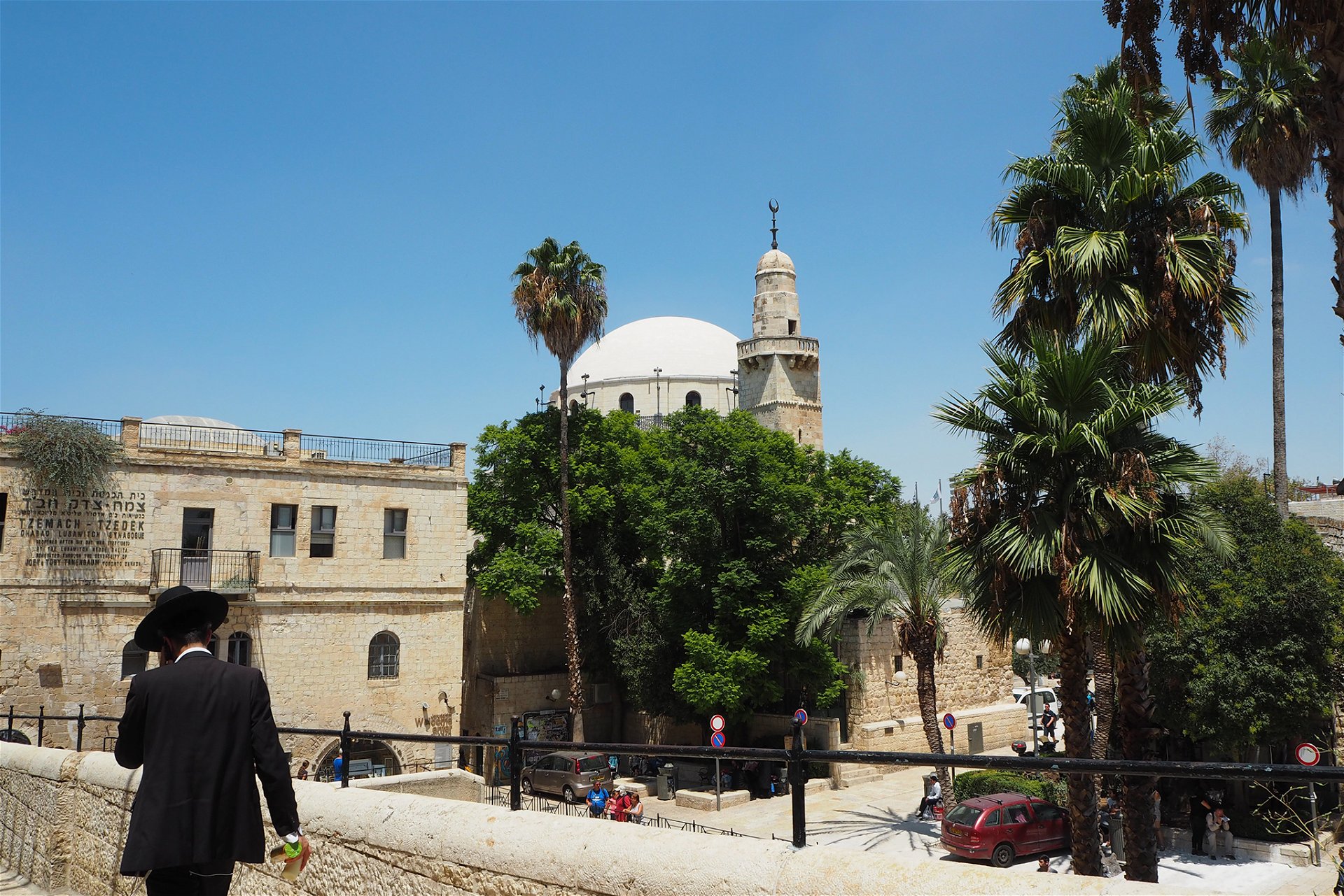 Impressionen aus dem jüdischen Viertel von Jerusalem. 