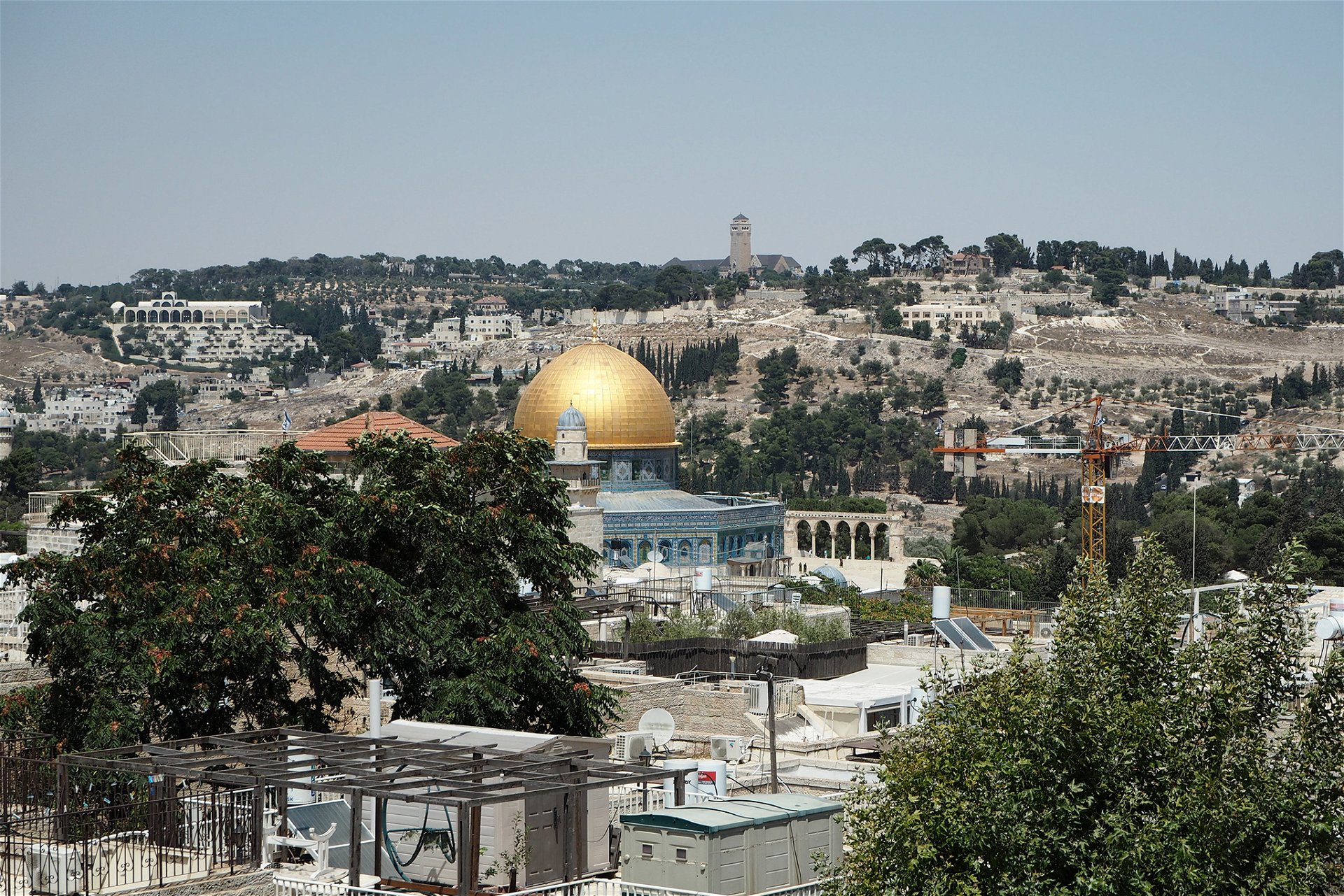 Die beeindruckende Aussicht über die Altstadt von Jerusalem.