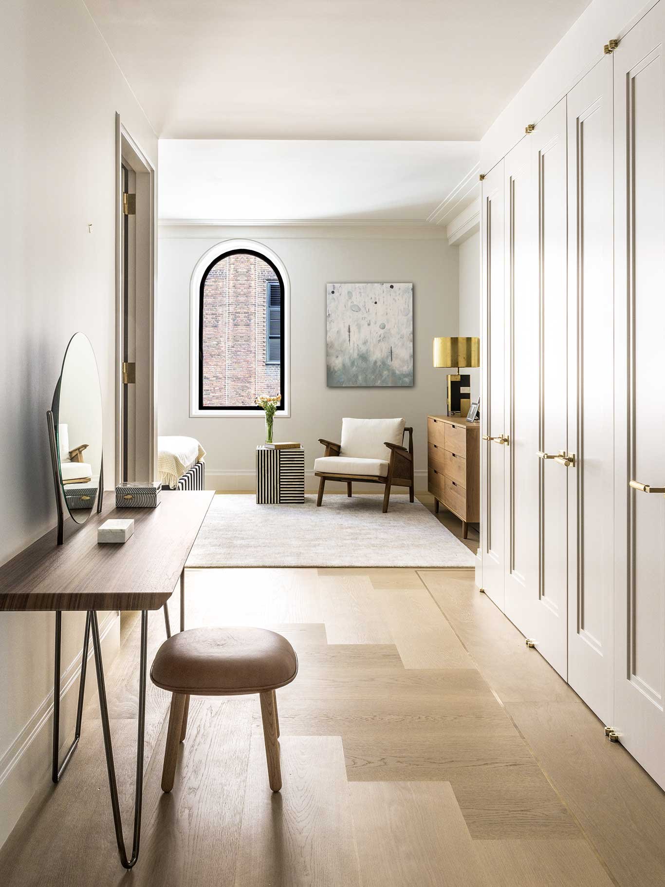 Dass supercleanes High-End-Design nicht jeder Gemütlichkeit entbehren muss, beweisen die Raumgestaltungen der New Yorkerin Paris Forino. parisforino.com