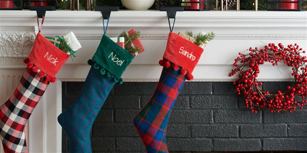 Christmas Stockings: den Weihnachtsstrümpfe Festliche LIVING Kamin für Falstaff 