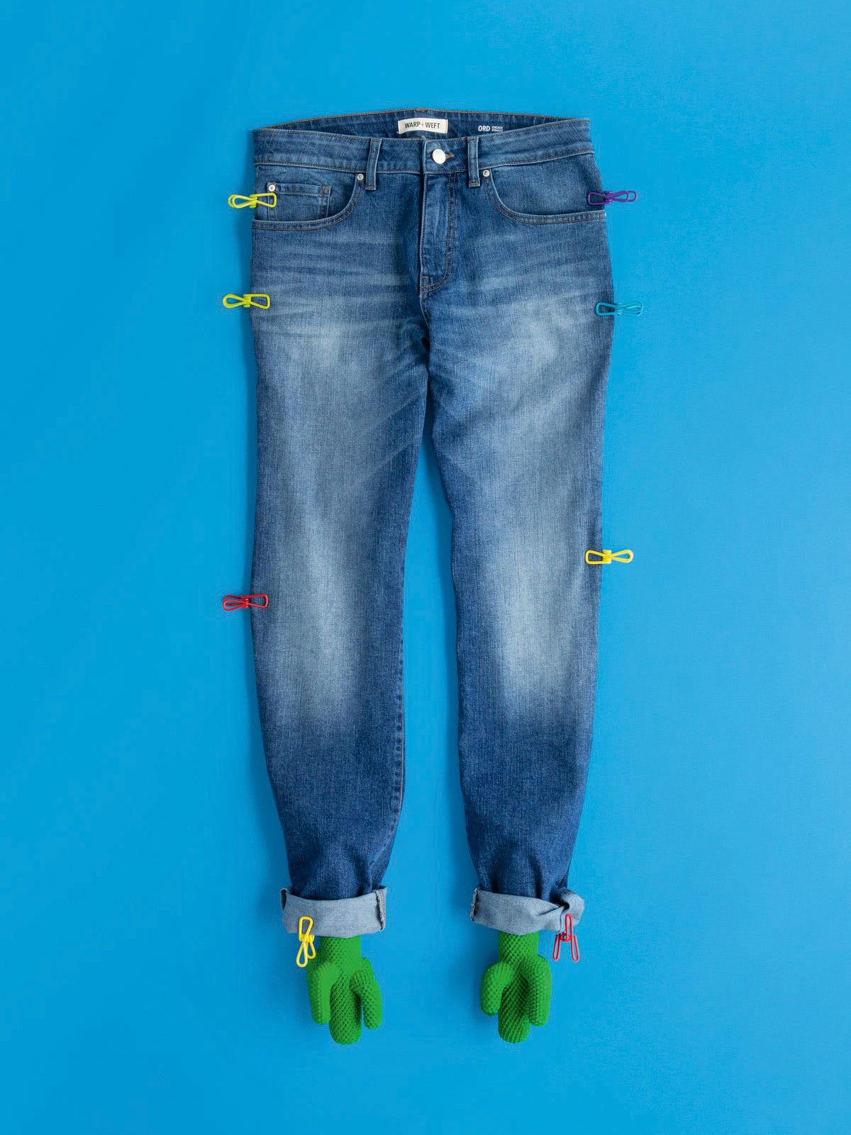 Hightech: Die amerikanische Firma Warp + Weft arbeitet an einer antiviralen Beschichtung für ihre Jeans.