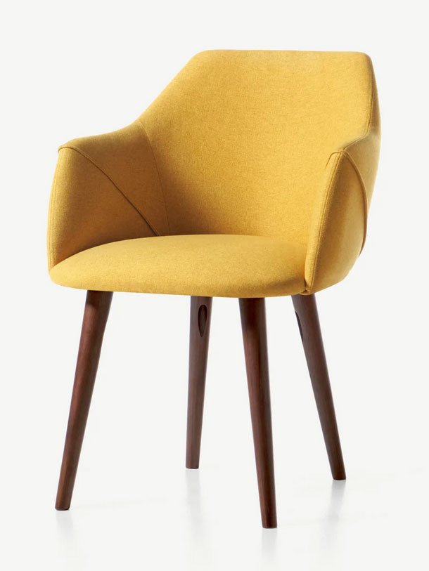 Bunte Stühle waren im Appartement von Monica & Co. immer ein erfrischender Blickfang. Auch heutzutage können farbenfrohen, stylische Stühle gelb, rot oder orange sein!