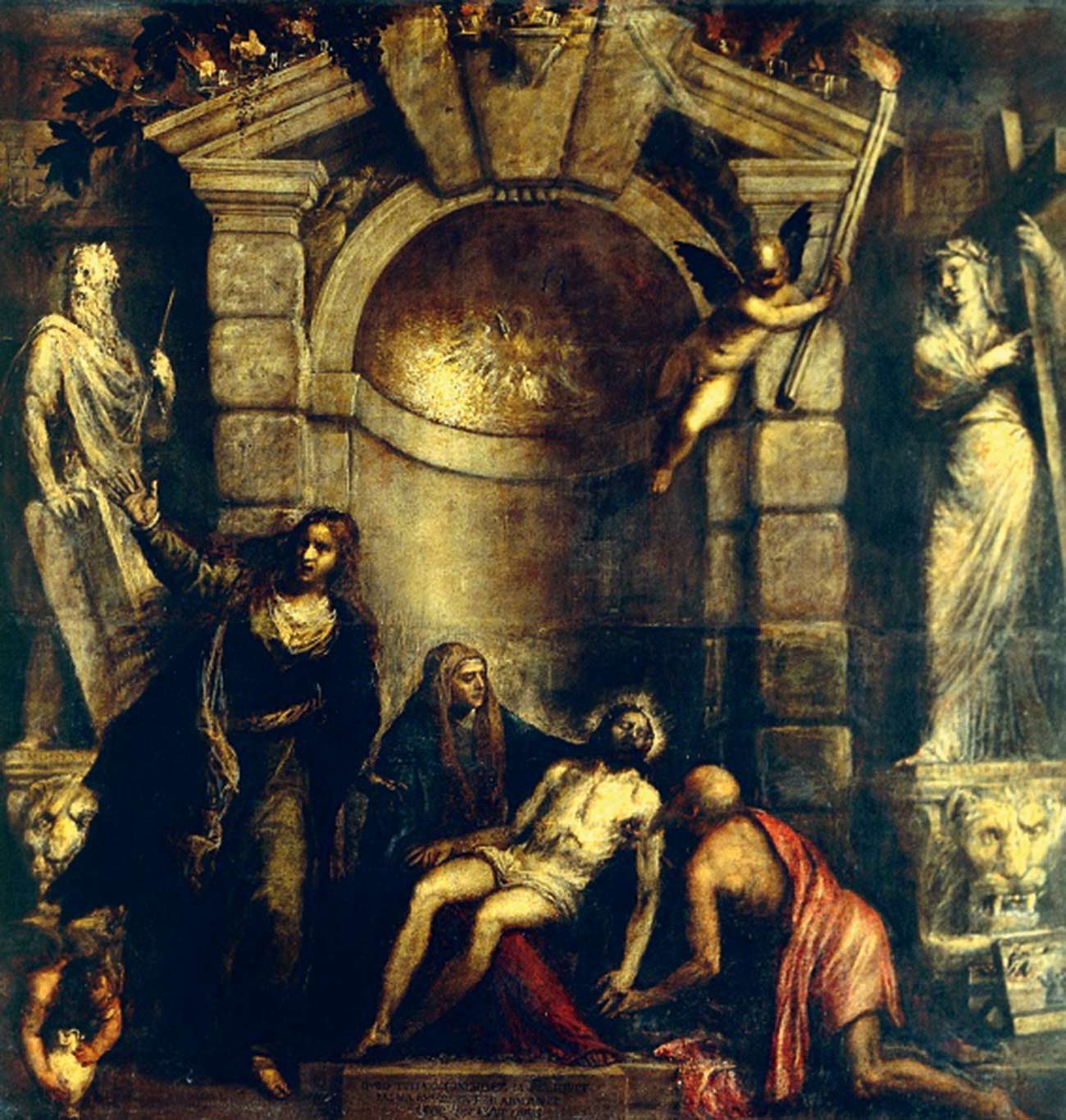 3. »La Pietà« von Tizian, 1575/76 »Die ›Pietà‹ ist wahrscheinlich das letzte Bild des Meisters, ein Bild voll dramatischer Tragik. Tizian hat das Gemälde für sein Grab bestimmt, konnte es jedoch nicht mehr vollenden. Die ›Pietà‹ ist für mich der Höhepunkt der venezianischen Malkultur.«