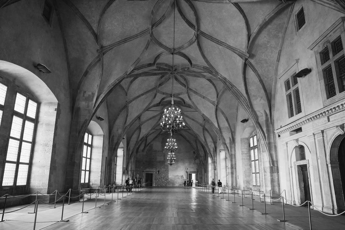 Vladislavský sál Benedikt Rejt, 1502 »Der schönste historische Raum in der Stadt. Diese Halle verbindet Gotik und Renaissance und ist Teil der Burg. Das damals innovative Steingewölbe hat etwas Zeremonielles und Spirituelles.«