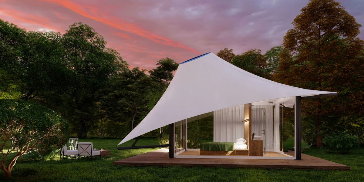 Salettl reloaded Glamping Zelte für den Garten Falstaff LIVING