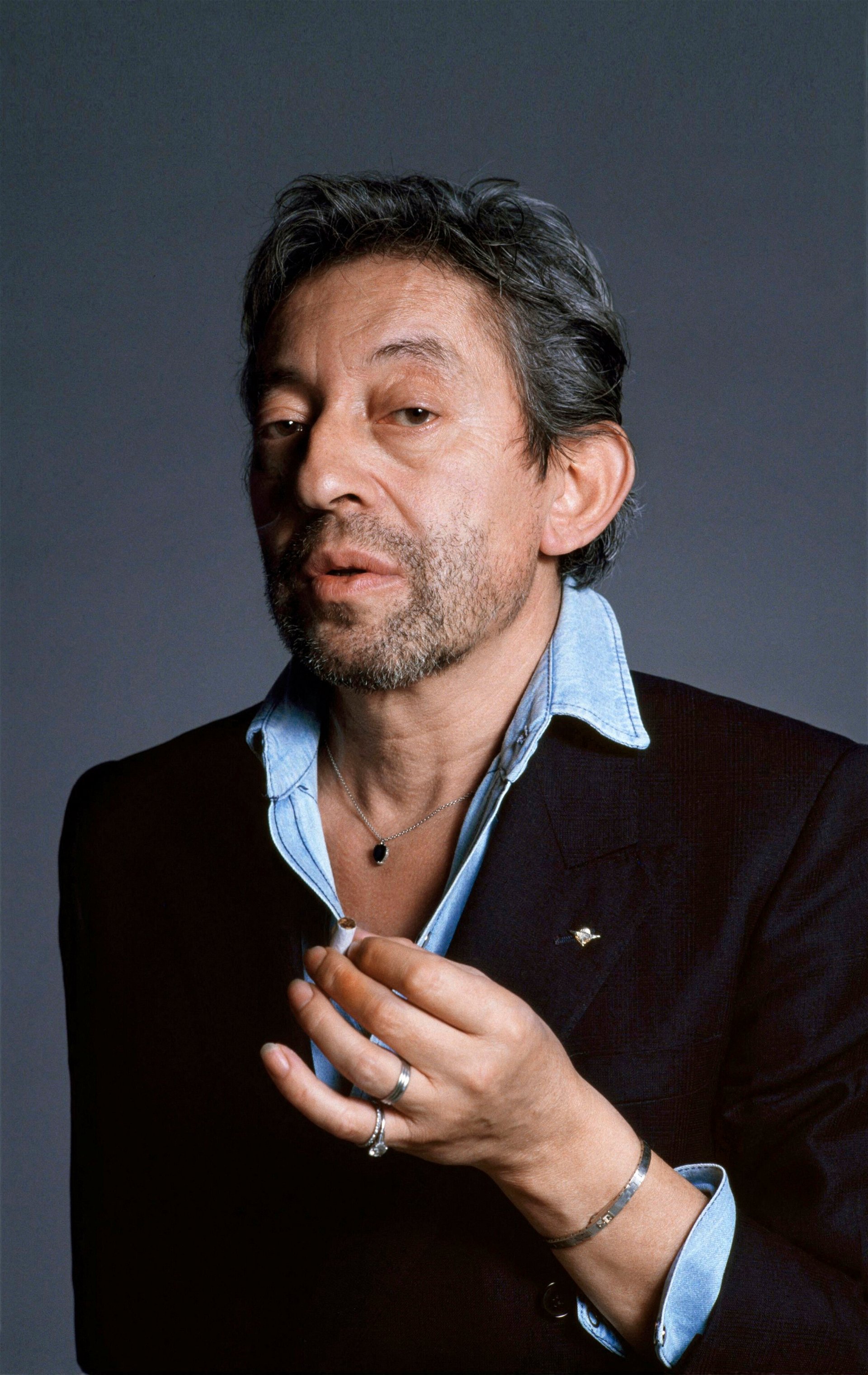 Portrait von Serge Gainsbourg.